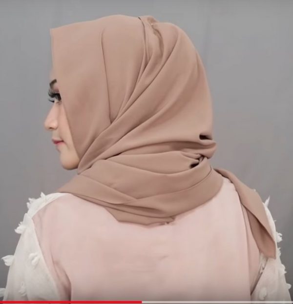 4 Style Tutorial Hijab Pashmina Simple